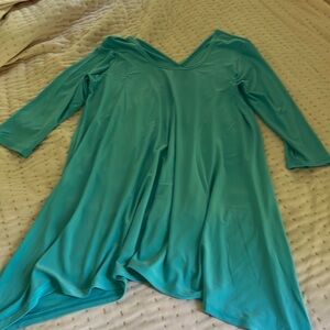 Sympli Aqua jersey Tunic